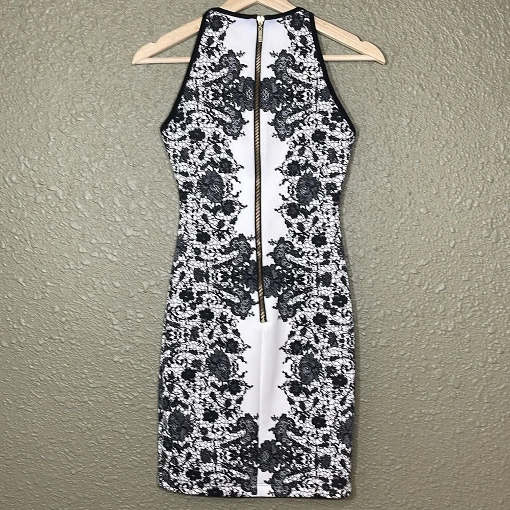 B. Darlin Lace Print BodyCon Dress - Picture 7 of 10